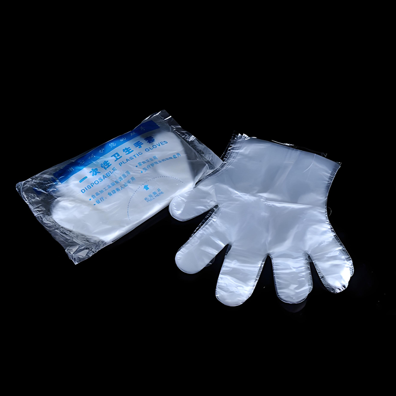 Sarung tangan HDPE putih pudar yang tahan air dan tahan minyak