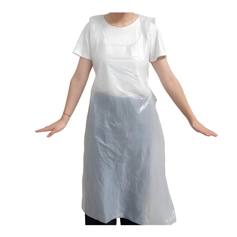 Celemek PE berwarna putih krem Celemek PE berwarna putih krem